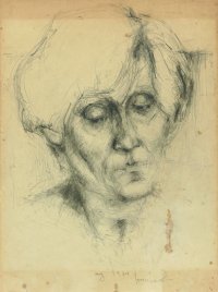 Maria, Bleistift auf Papier, 40 x 30 cm, 1978