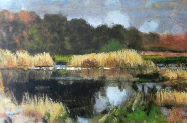 Transylvania, Öl auf Leinwand 2024, 130 x 200 cm