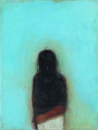 Mensch Schatten, Öl auf Leinwand, 35 x 25 cm, 2009
