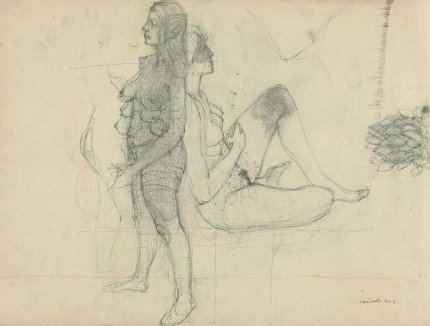 Ohne Titel, Bleistift auf Papier, 36 x 48 cm, 2003