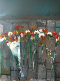 The ashes of days 8, Acryl auf Leinwand, 200 x 140 cm, 2016